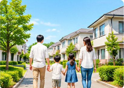 ファミリー向け住宅のイメージ